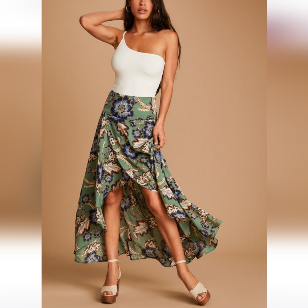 Lulu's high-low maxi skirt